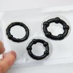 Silicone Delay Rings Set for Men - 3 Pieces