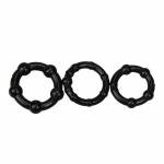 Silicone Delay Rings Set for Men - 3 Pieces