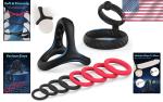 Silicone Penis Rings Set for Ultimate Pleasure