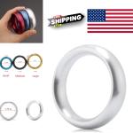 Silver Smooth Testicle Ring for Enhanced Pleasure