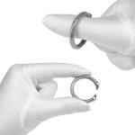 Stainless Steel Penis Ring with Locking Chastity