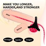 Realistic Thick Silicone Penis Sleeve with Ring