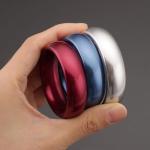 Silver Smooth Testicle Ring for Enhanced Pleasure