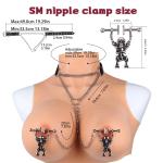 Adjustable Metal Nipple Clamps for BDSM Pleasure