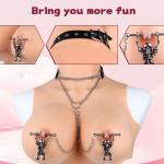 Adjustable Metal Nipple Clamps for BDSM Pleasure