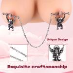 Adjustable Metal Nipple Clamps for BDSM Pleasure