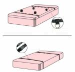 Bondage Bed Restraint Set with Handcuffs and Cuffs