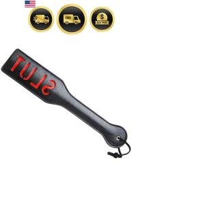 Leather Handheld Spanking Paddle for BDSM Fun