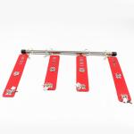 Open Leg Bar with Lockable Handcuffs and Ankle Cuffs