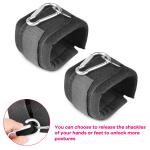 Open-Leg Spreader Bar with Handcuffs and Ankle Cuffs