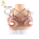 Stainless Steel Hoop Breast Bondage Clamp for Women