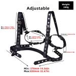 Soft Leather Chest Harness for Bondage Play