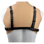 Soft Leather Chest Harness for Bondage Play