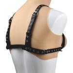 Soft Leather Chest Harness for Bondage Play