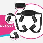 Open-Leg Spreader Bar with Handcuffs and Ankle Cuffs