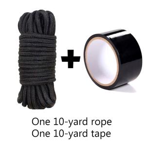 CozyFeel Soft Cotton Bondage Rope and Tape Set