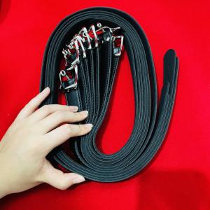 Adjustable 7-Piece PU Leather Bondage Harness Set