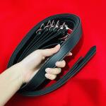 Adjustable 7-Piece PU Leather Bondage Harness Set