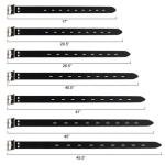 Adjustable 7-Piece PU Leather Bondage Harness Set