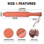 Leather Spanking Paddle for BDSM and Fetish Play