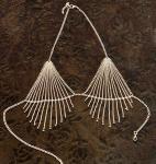 Open Cup Chain Bra with Crystals and Metal