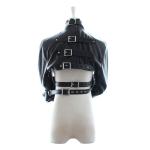 Open Chest PU Leather Straightjacket Restraint Harness