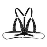 Punk Style PU Leather BDSM Bra Harness