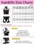 Kaei&Shi Women's BDSM Dominatrix Lingerie Set