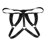 Punk Style PU Leather BDSM Bra Harness