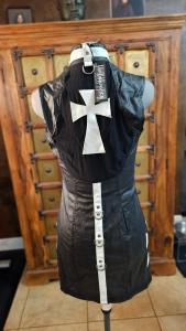 Gothic Nun Dress Set for Fetish Play