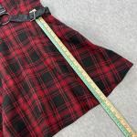 Killstar Goth Harnessed Tartan Skater Dress