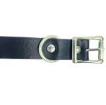 Adjustable PU Leather Choker Collar with O-Ring