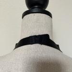 Goth Fishnet Pleather BDSM Dress with Snap Hooks