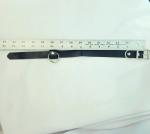 Adjustable PU Leather Choker Collar with O-Ring