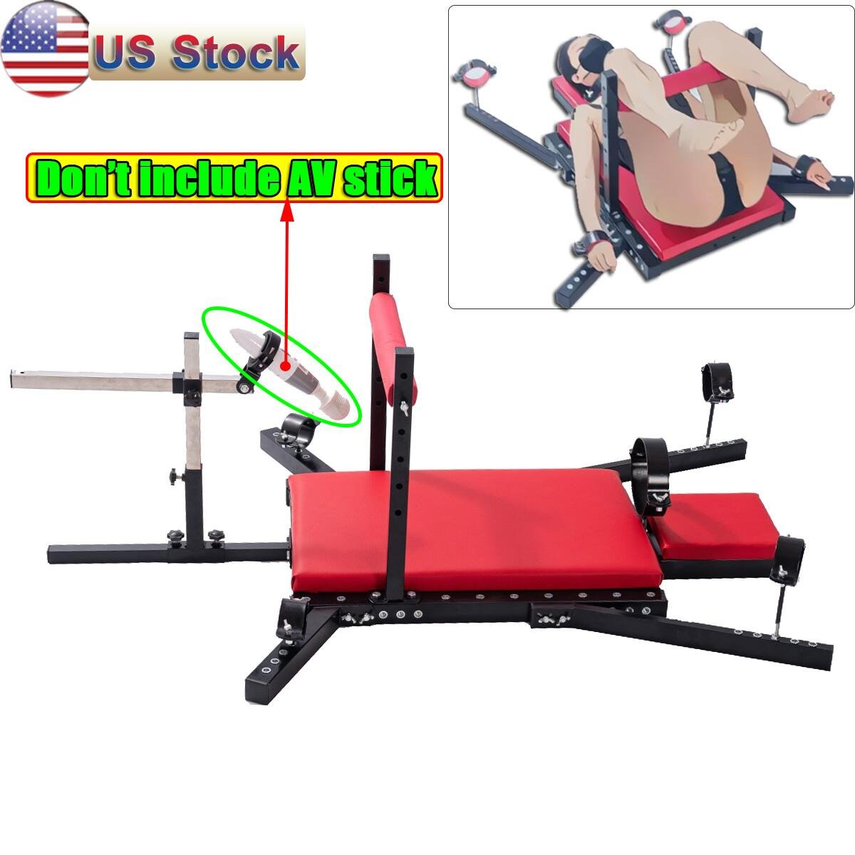 Spanking Chair with Leg Restraint for BDSM Fun