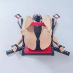 Spanking Chair with Leg Restraint for BDSM Fun