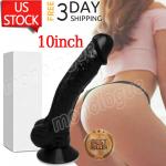 10-Inch Realistic Suction Cup Dildo for Women