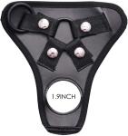 Clear 8-Inch Realistic Harness Toy for Couples