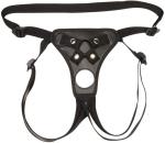 Clear 8-Inch Realistic Harness Toy for Couples