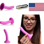 Pink Silicone Dildo 5 Inch - Body Safe Design