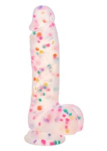 Party Boy Silicone Dong with Suction Cup 6in