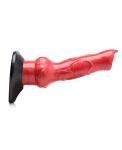 Red and Black Canine Silicone Hell-hound Toy
