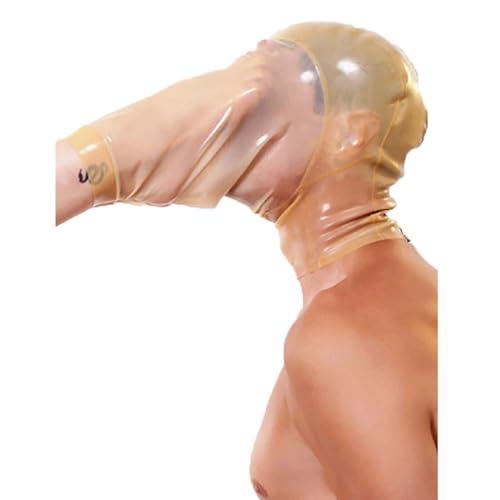 Breathable Latex Hood for Foot Fetish Play