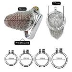 Men’s Metal Bird Cage Chastity BDSM Toy