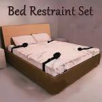 Couples Bed Restraint Bondage Set with Cuffs