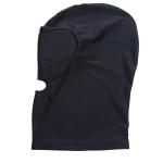 Black Bondage Full Face Hood with Openings