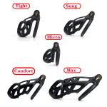 Cobra Male Chastity Cage Kit with 4 Rings