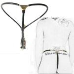 Stainless Steel Bondage Chastity Belt for Couples