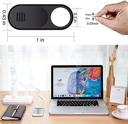 Camera Cover Slide, Ultra-Thin Laptop Camera Cover Slide for Computer MacBook Pro/Air iMac iPhone Tablet PC iPad Smartphone,Webcam Cover Slide Protect Your Visual Privacy from Weithewei