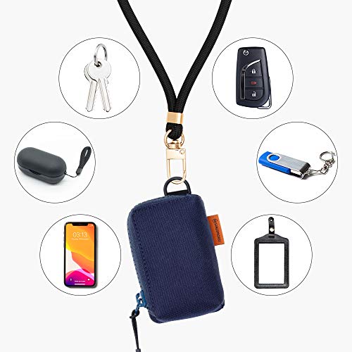 Sinjimoru Cell Phone Lanyard for Phone Case (2Packs), with Adjustable Phone Strap for Wrist Compatible with Key Holder & ID Card Holder. Sinji Strap Black by Sinjimoru Co.Ltd